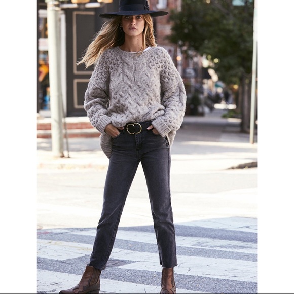 Free People Denim - FREE PEOPLE Clean Girlfriend High Rise Jeans Denim